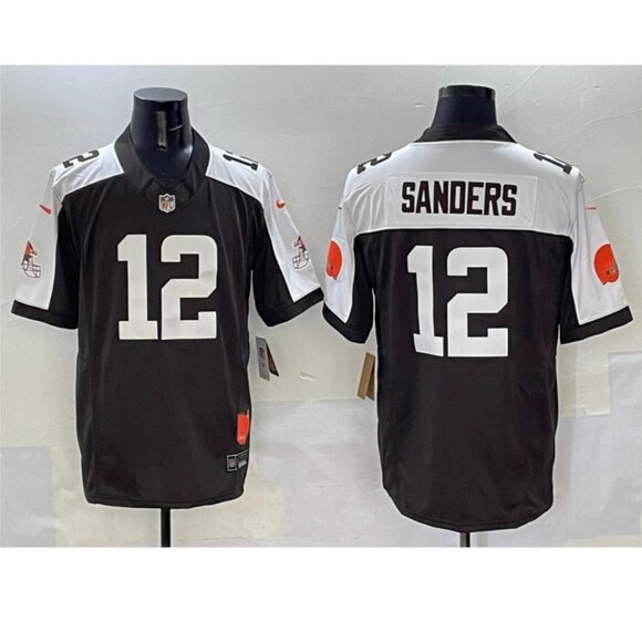 Mens Youths Kids Womens Shedeur Sanders Jersey Stitched Brown White